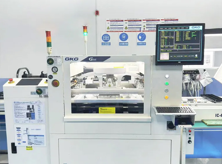 Automatische Lademaschine, Lötpasten-Bürstmaschine